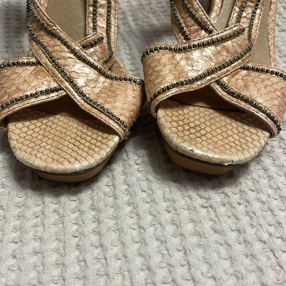 FRYE GERRY METAL BEADS SLINGBACK HEEL - Picture 5 of 7